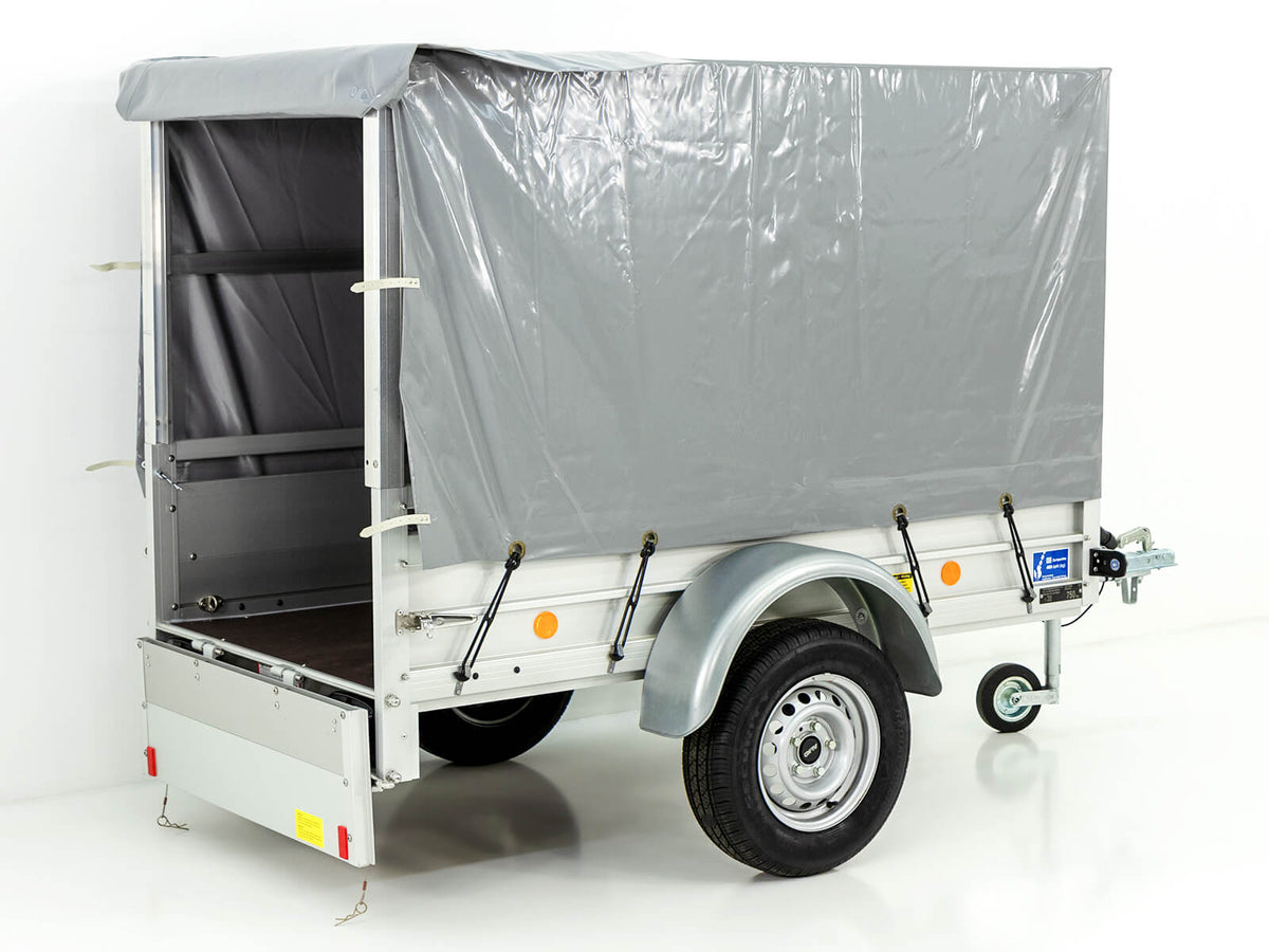 Koch Anhänger mit Plane 105x205cm 750kg|Typ U2|Hochplane 130cm|Angebot|Koch