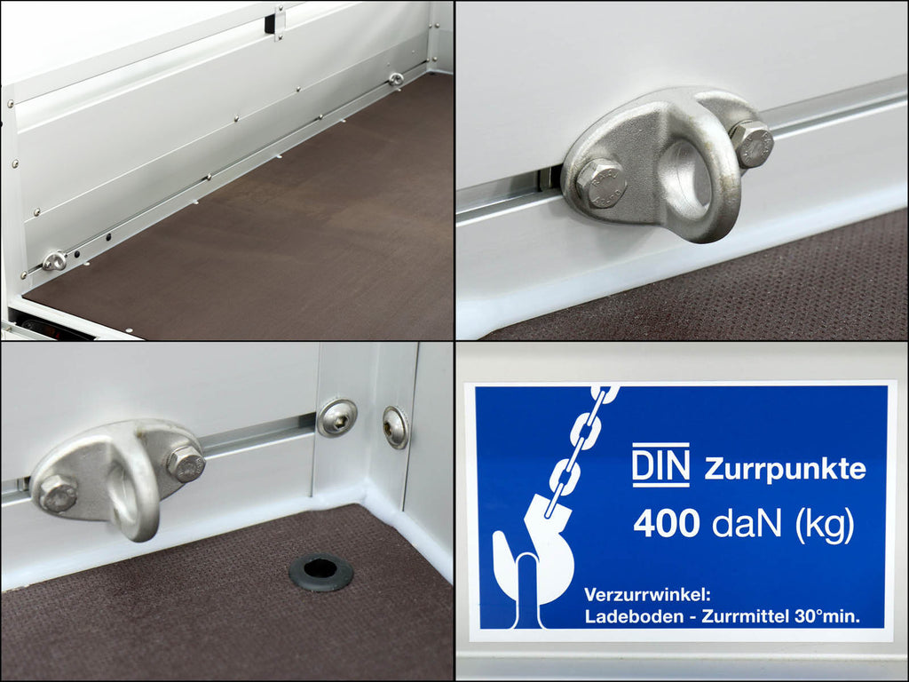 Koch Anhänger mit Plane 105x205cm 750kg|Typ U2|Hochplane 130cm|Angebot|Koch