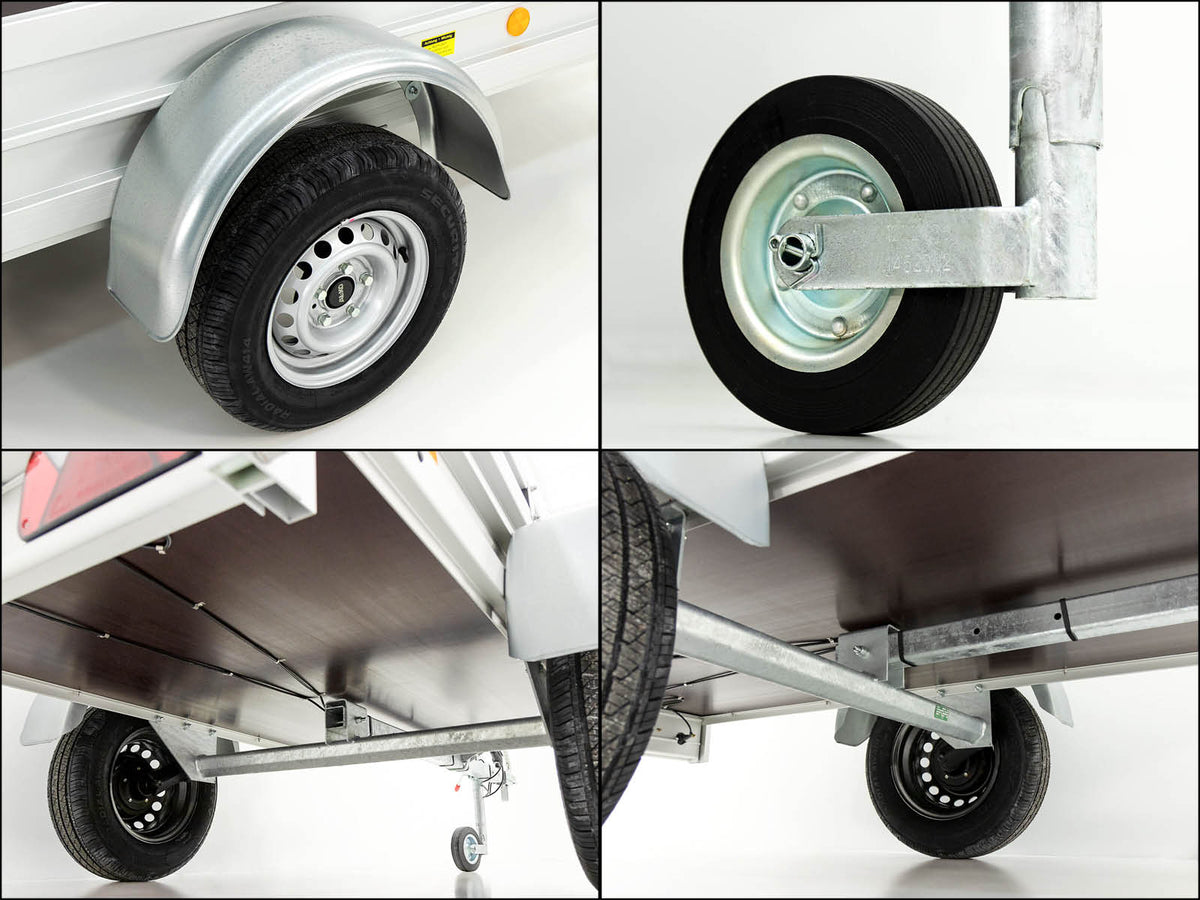 Koch Anhänger mit Plane 105x205cm 750kg|Typ U2|Hochplane 130cm|Angebot|Koch