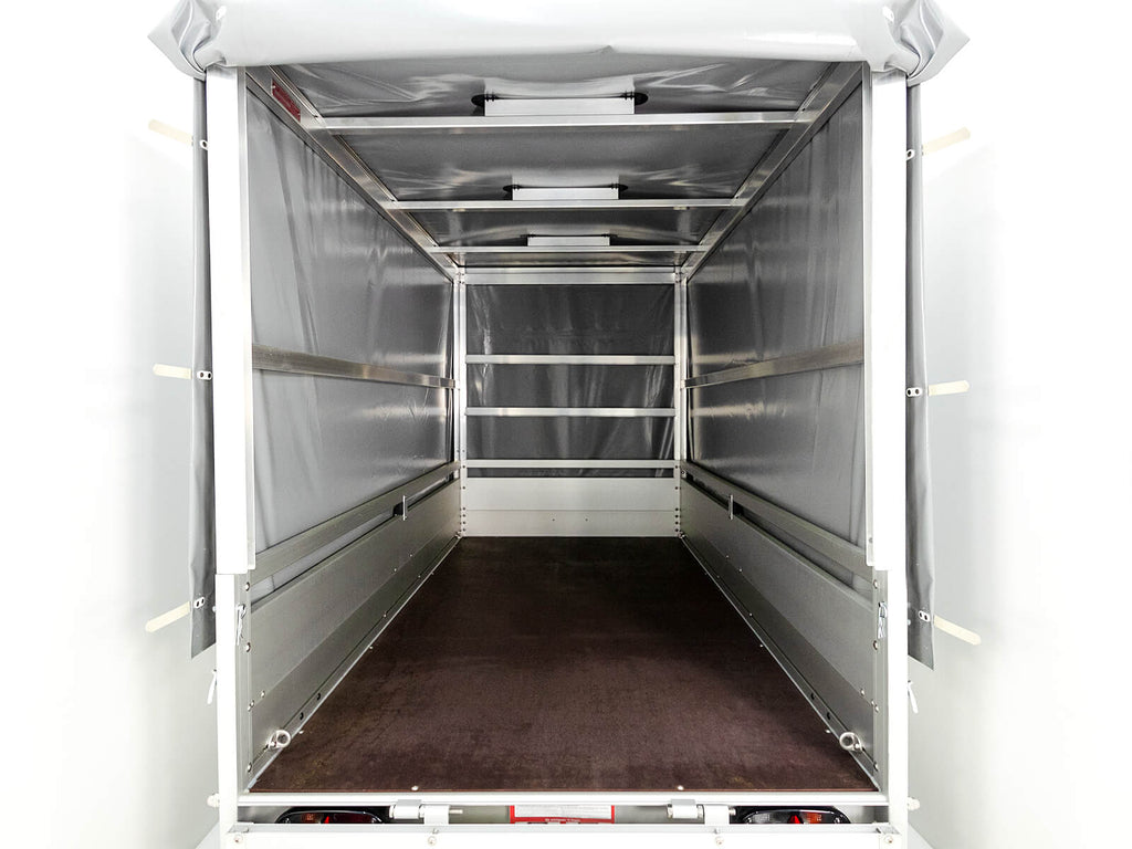 Koch Anhänger mit Plane 125x250cm 1200kg|Typ 4.12 Hobby-Line|Hochplane 150cm|Koch