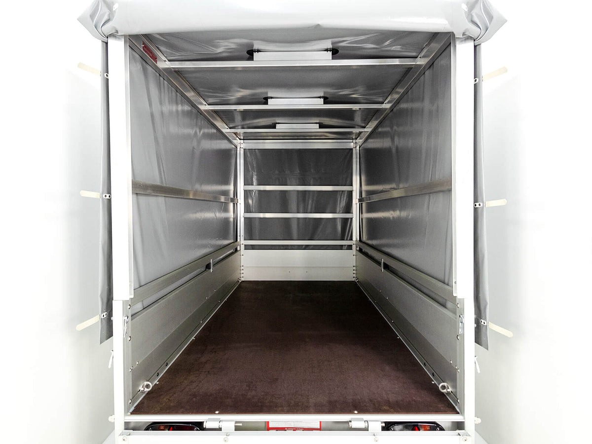 Koch Anhänger mit Plane 125x250cm 1200kg|Typ 4.12 Hobby-Line|Hochplane 150cm|Koch