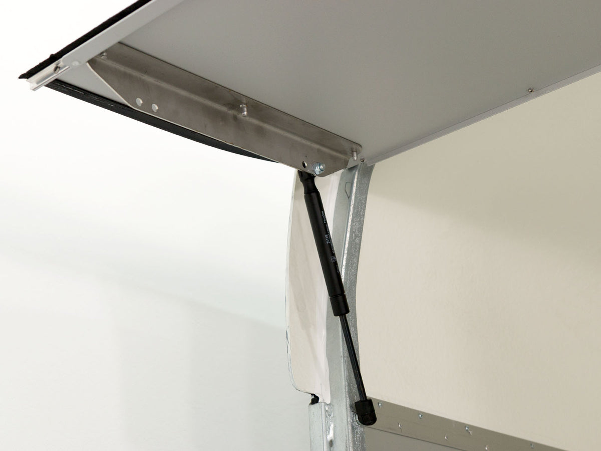 Debon Kofferanhänger C500 163x300cm H:200cm 2,0t|Alu|Polybug|Tür|schwarz