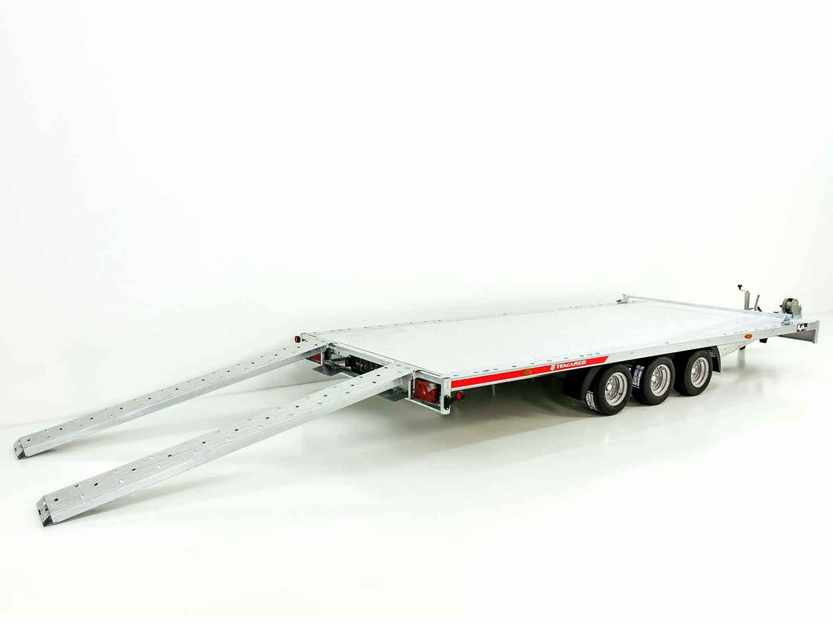 Temared Autotrailer CARLU 5121-S Aluboden 210x510cm 3,5t Tridem