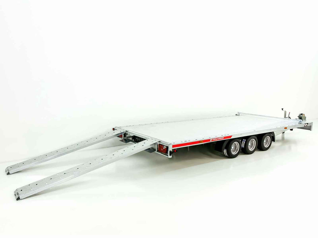 Temared Autotrailer CARLU 5121-S Aluboden 210x510cm 3,5t Tridem