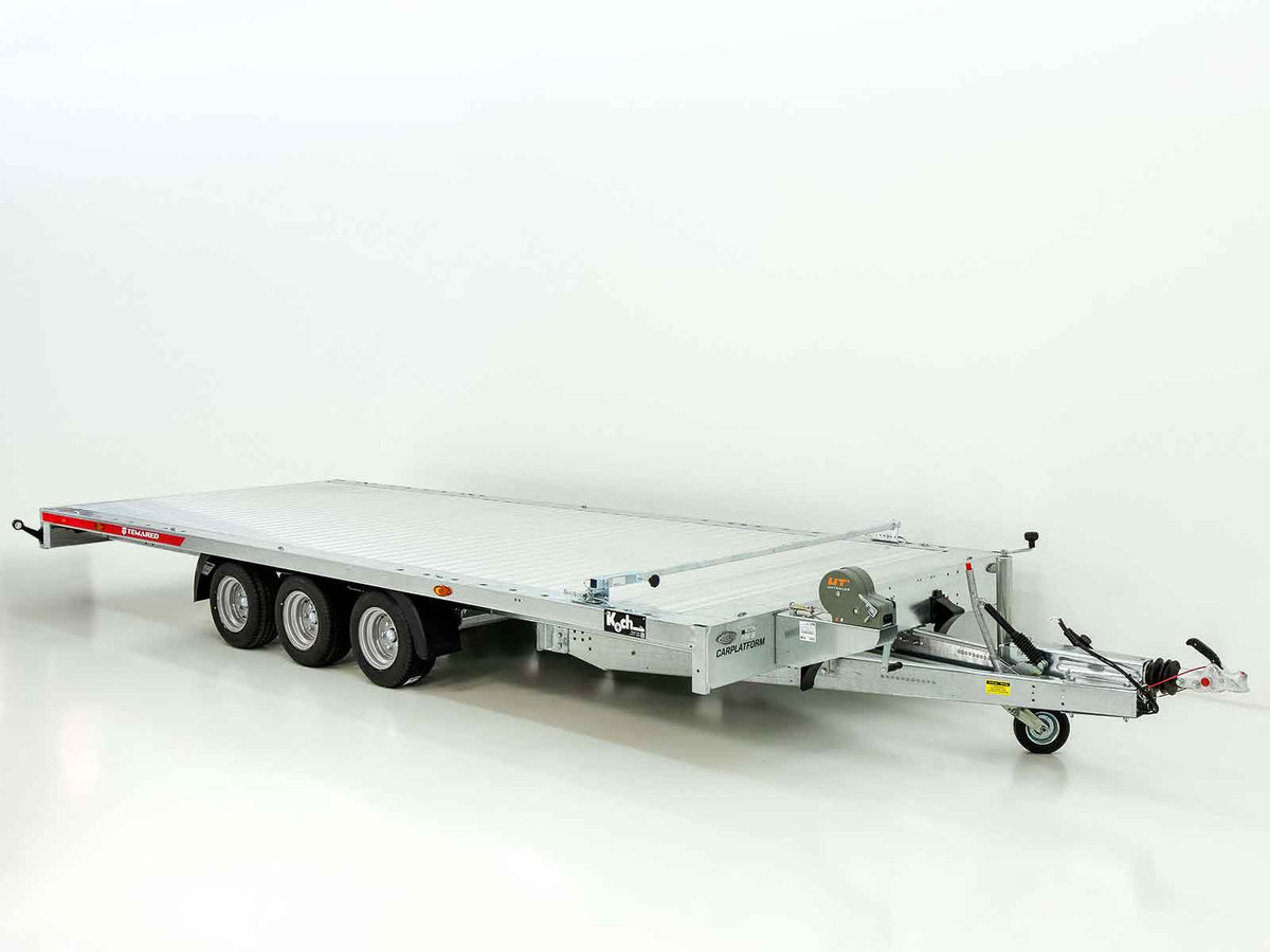 Temared Autotrailer CARLU 5121-S Aluboden 210x510cm 3,5t Tridem