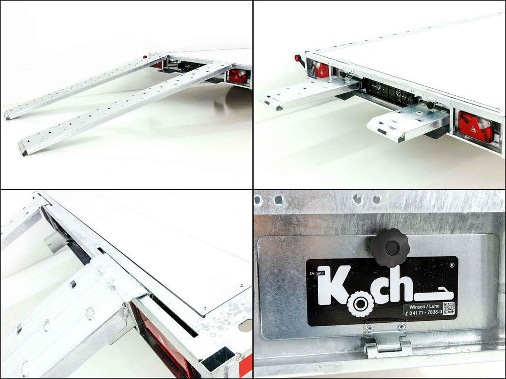 Temared Autotrailer CARLU 5121-S Aluboden 210x510cm 3,5t Tridem