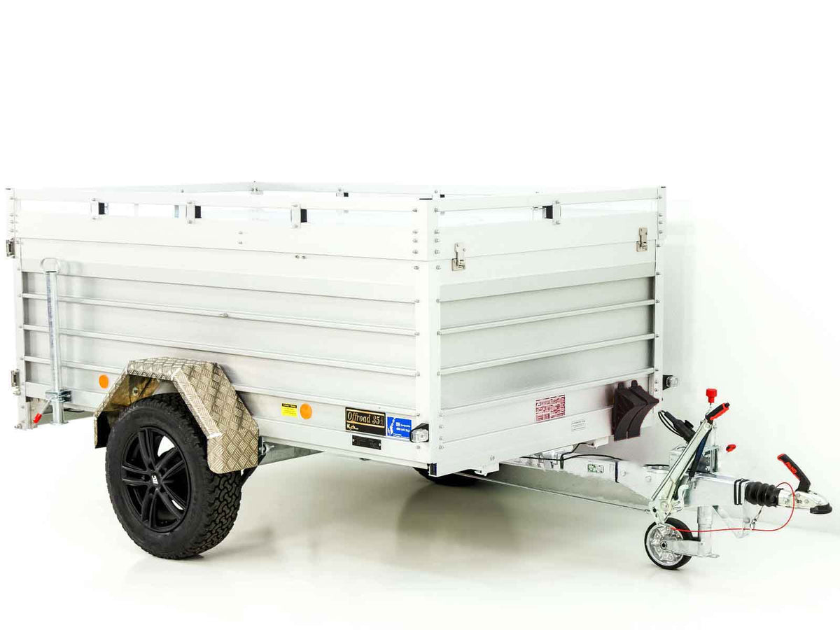 Koch Crossline Deckelanhänger "Crossline 35" 150x250cm 1300kg|Höhe 80cm |Aluboden|Typ 6.13