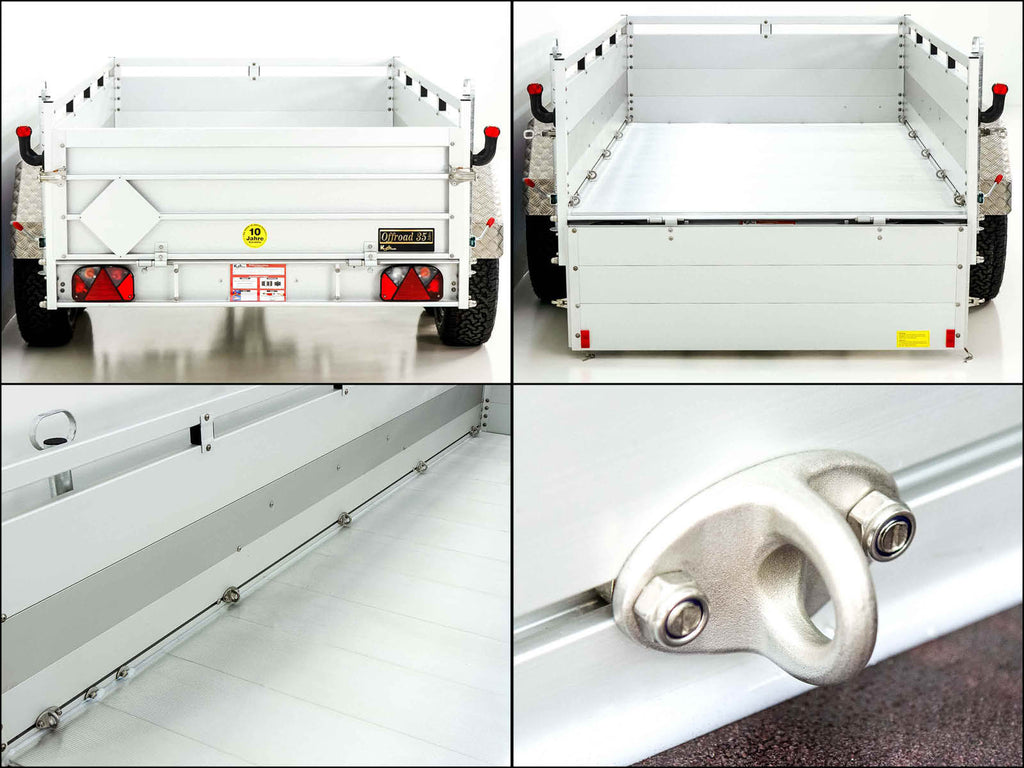 Koch Crossline Anhänger "Crossline 35" 150x300cm 2600kg|Höhe 60cm |Aluboden|Typ 7.26