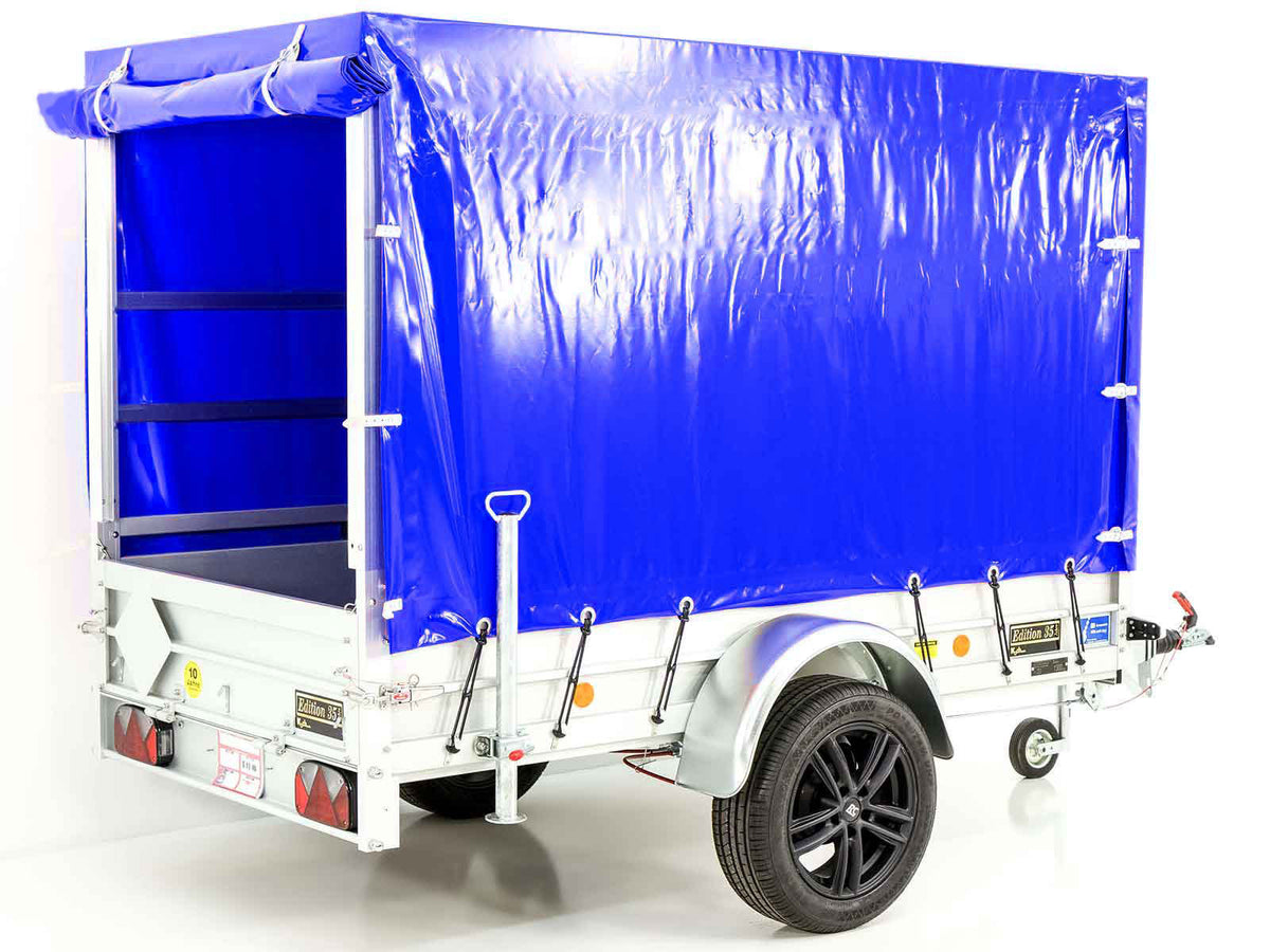 Koch-Anhänger "Edition 35" 125x250cm 1300kg|Typ 4.13|Hochplane 160cm - Blau