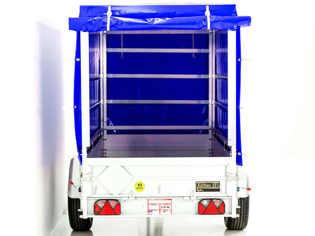 Koch-Anhänger "Edition 35" 125x250cm 1300kg|Typ 4.13|Hochplane 160cm - Blau