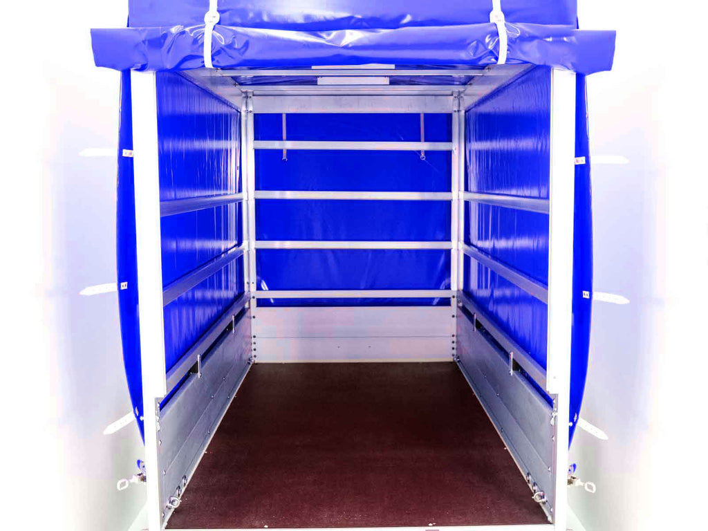 Koch-Anhänger "Edition 35" 125x250cm 1300kg|Typ 4.13|Hochplane 160cm - Blau