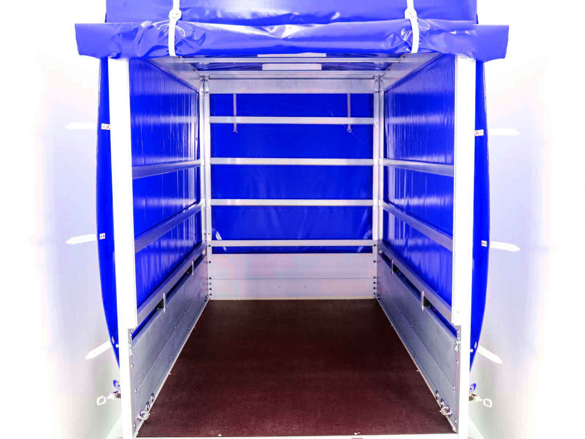 Koch-Anhänger "Edition 35" 125x250cm 1300kg|Typ 4.13|Hochplane 160cm - Blau