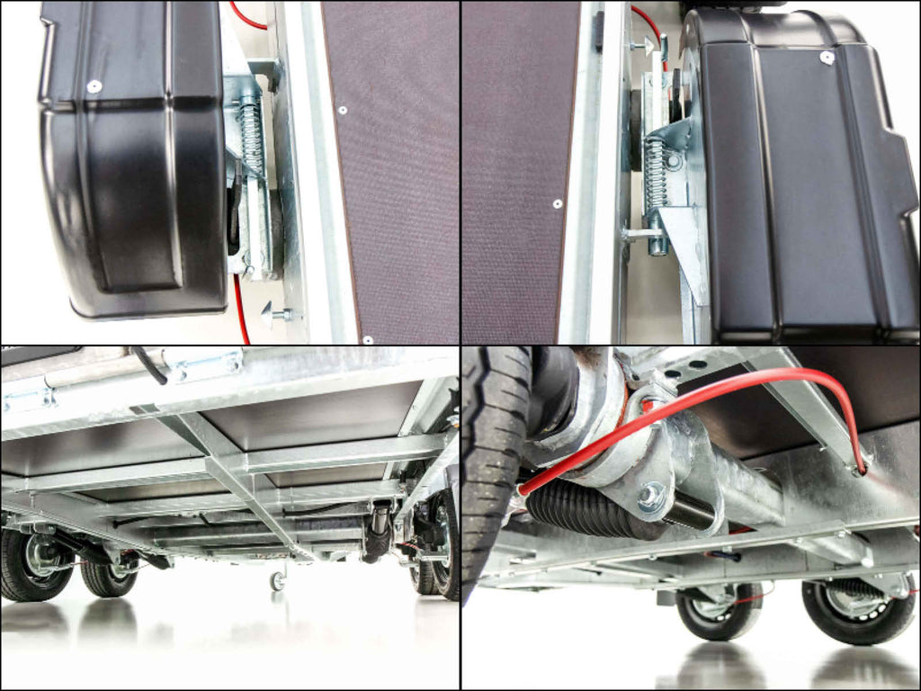 Vezeko Absenkanhänger Tandem 162x345cm 3,5t|E Pumpe