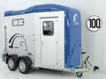 Cheval Liberte Pferdeanhänger Touring Jumping V2 |Pullman-Fahrwerk|Sattelkammer|blau