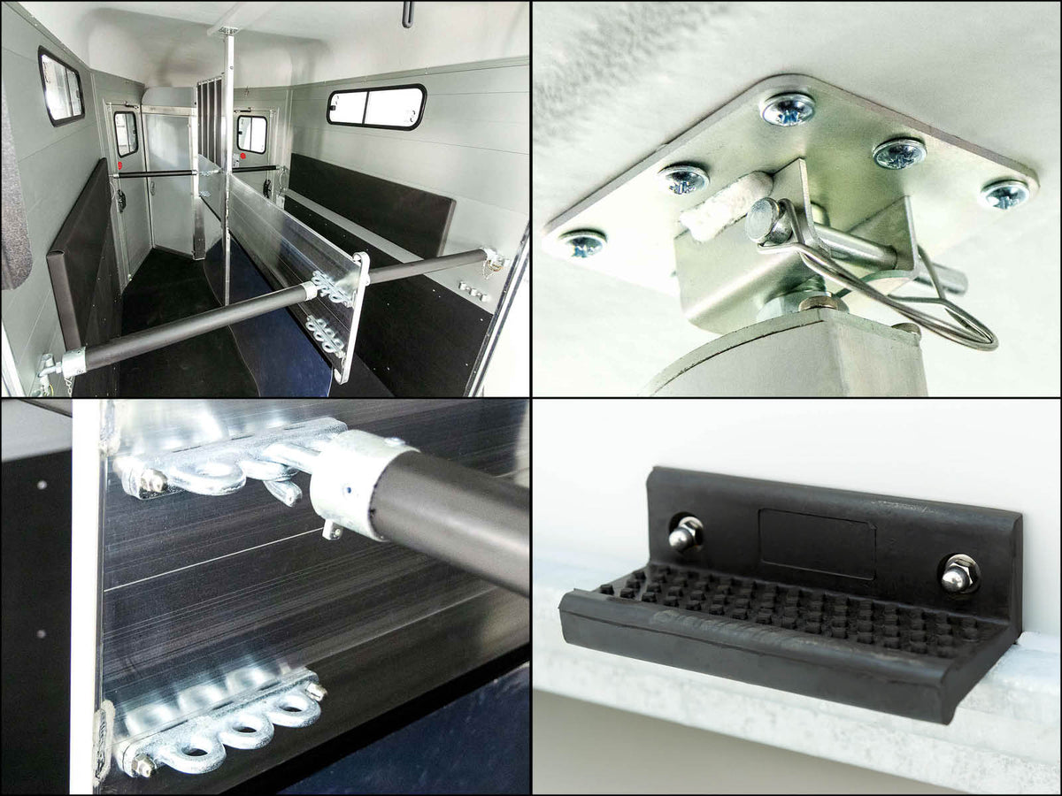 Cheval Liberte Pferdeanhänger Touring Jumping V2 |Pullman-Fahrwerk|Sattelkammer|blau