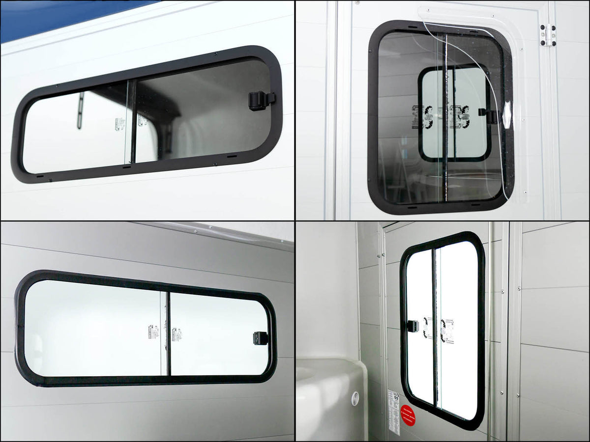 Cheval Liberte Pferdeanhänger Touring Jumping V2 |Pullman-Fahrwerk|Sattelkammer|blau