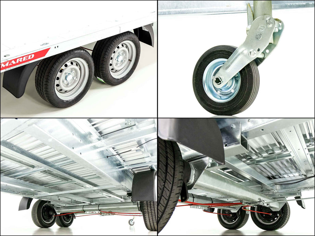 Temared Autotrailer CARLU 5121-Aluboden 210x510cm 3,5t
