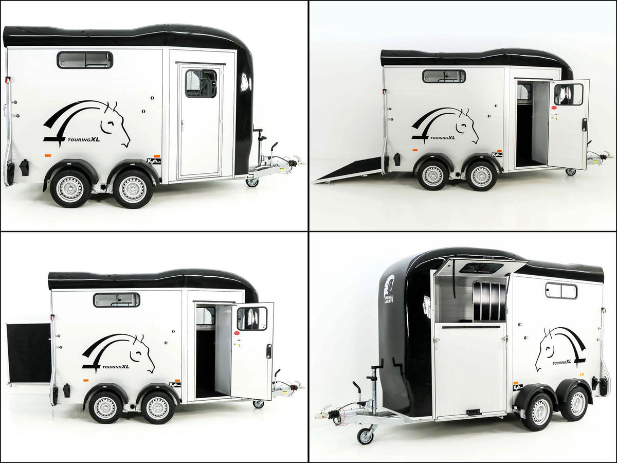 Cheval Liberte Pferdeanhänger Touring XL Country|Sattelkammer|Frontausstieg|schwarz