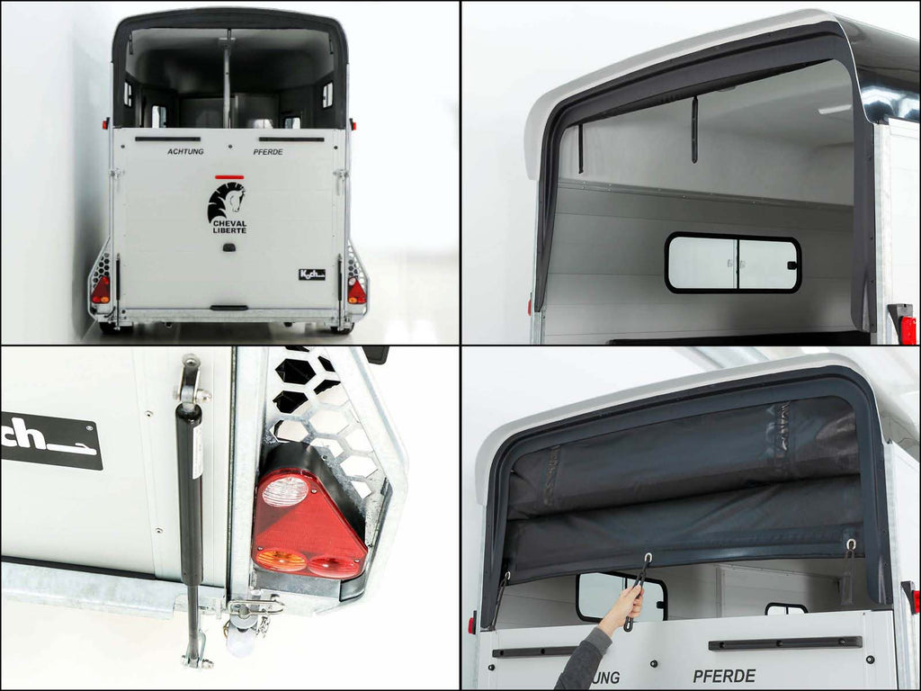 Cheval Liberte Pferdeanhänger Touring XL Country|Sattelkammer|Frontausstieg|schwarz
