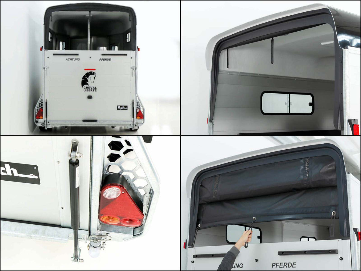 Cheval Liberte Pferdeanhänger Touring XL Country|Sattelkammer|Frontausstieg|schwarz