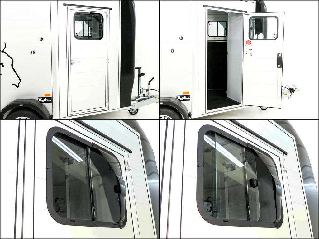 Cheval Liberte Pferdeanhänger Touring XL Country|Sattelkammer|Frontausstieg|schwarz