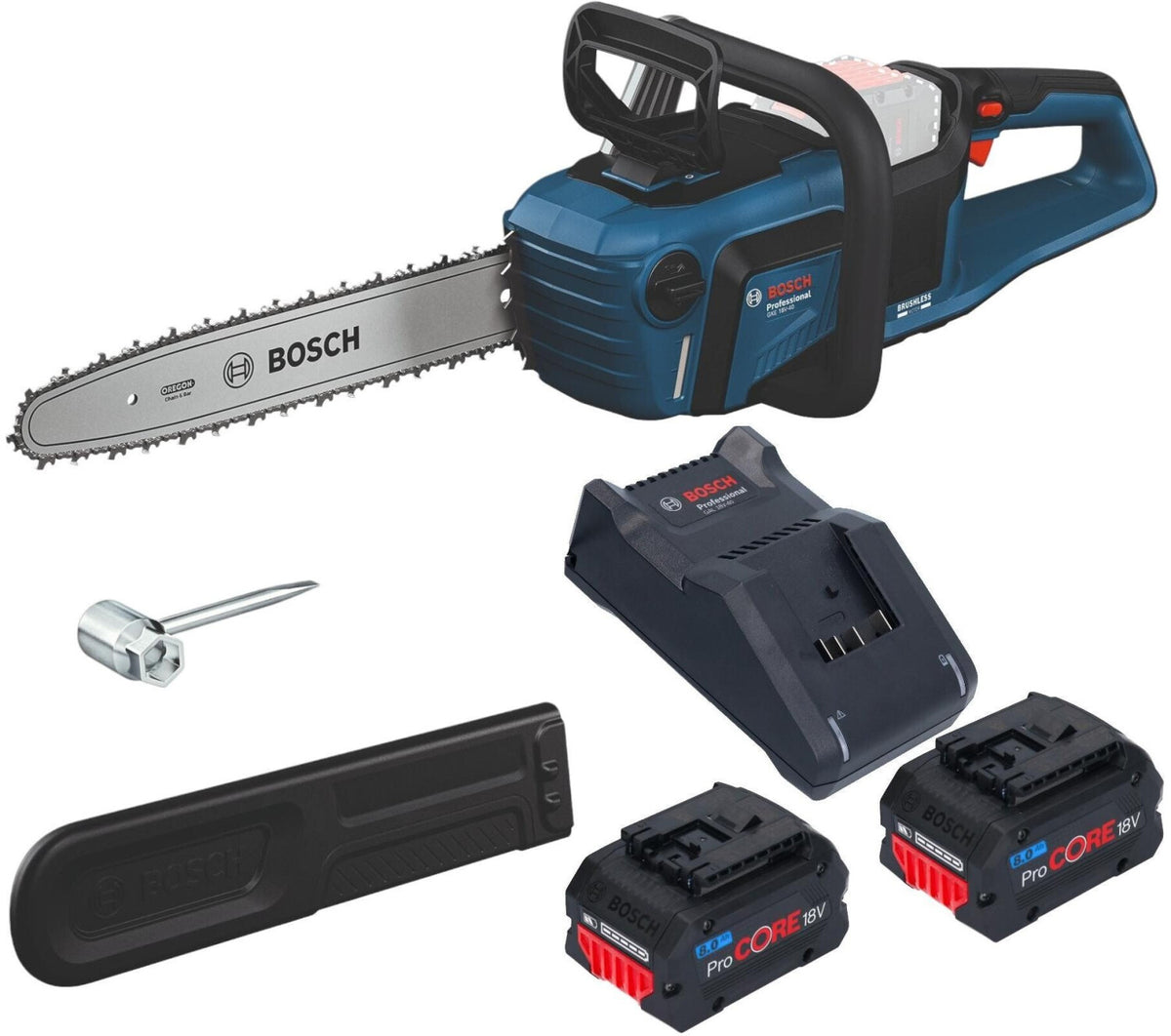 Bosch GKE18V-40 Professional + 2x ProCORE Akku 8,0 Ah + Ladegerät