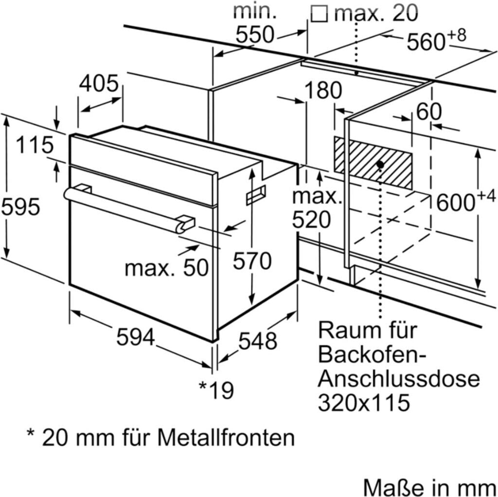 Bosch HBF114BSO + IF60-2FZ