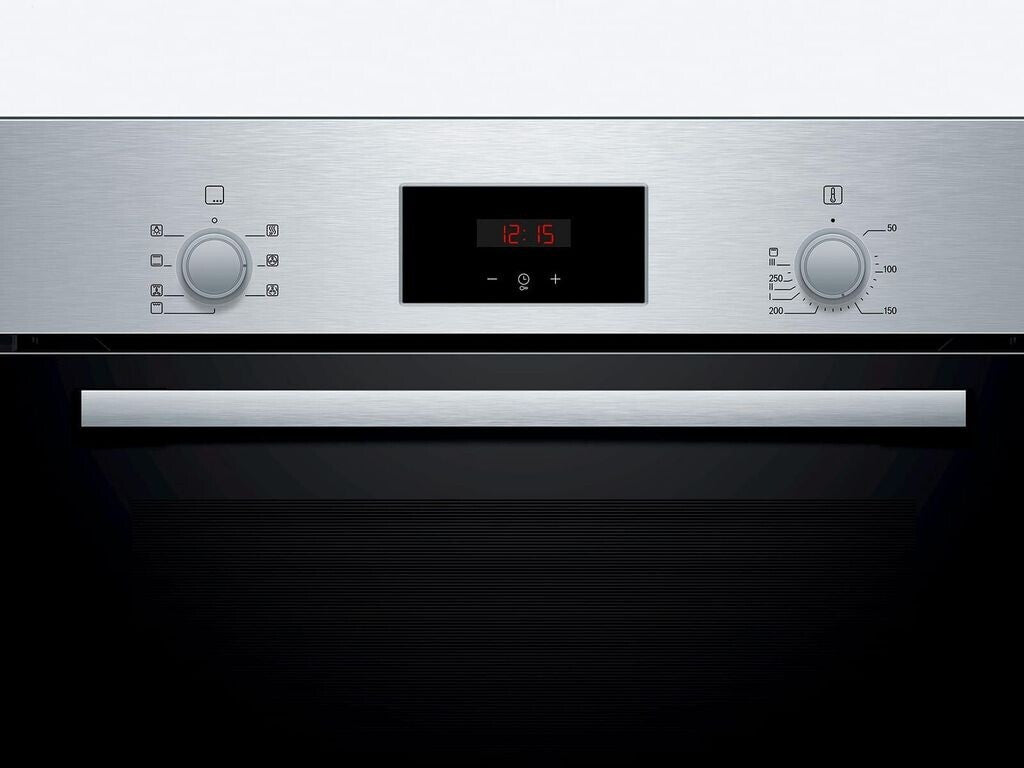 Bosch Serie 2 Einbaubackofen – 66 Liter, Energieeffizienzklasse A, silber