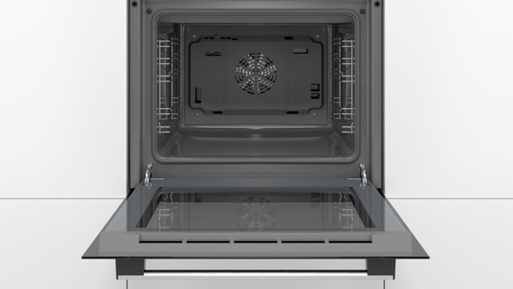 Bosch Serie 2 Einbaubackofen – 66 Liter, Energieeffizienzklasse A, silber