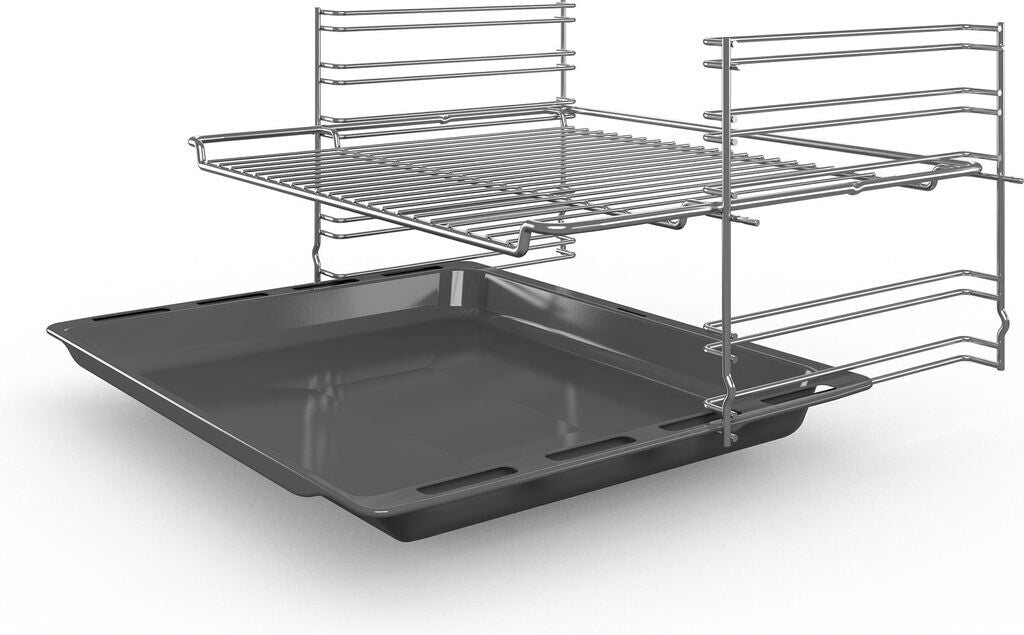 Bosch Serie 2 Einbaubackofen – 66 Liter, Energieeffizienzklasse A, silber