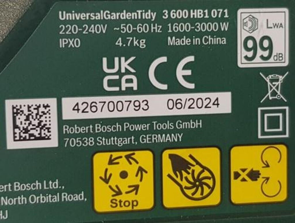 Bosch Universal GardenTidy 3000