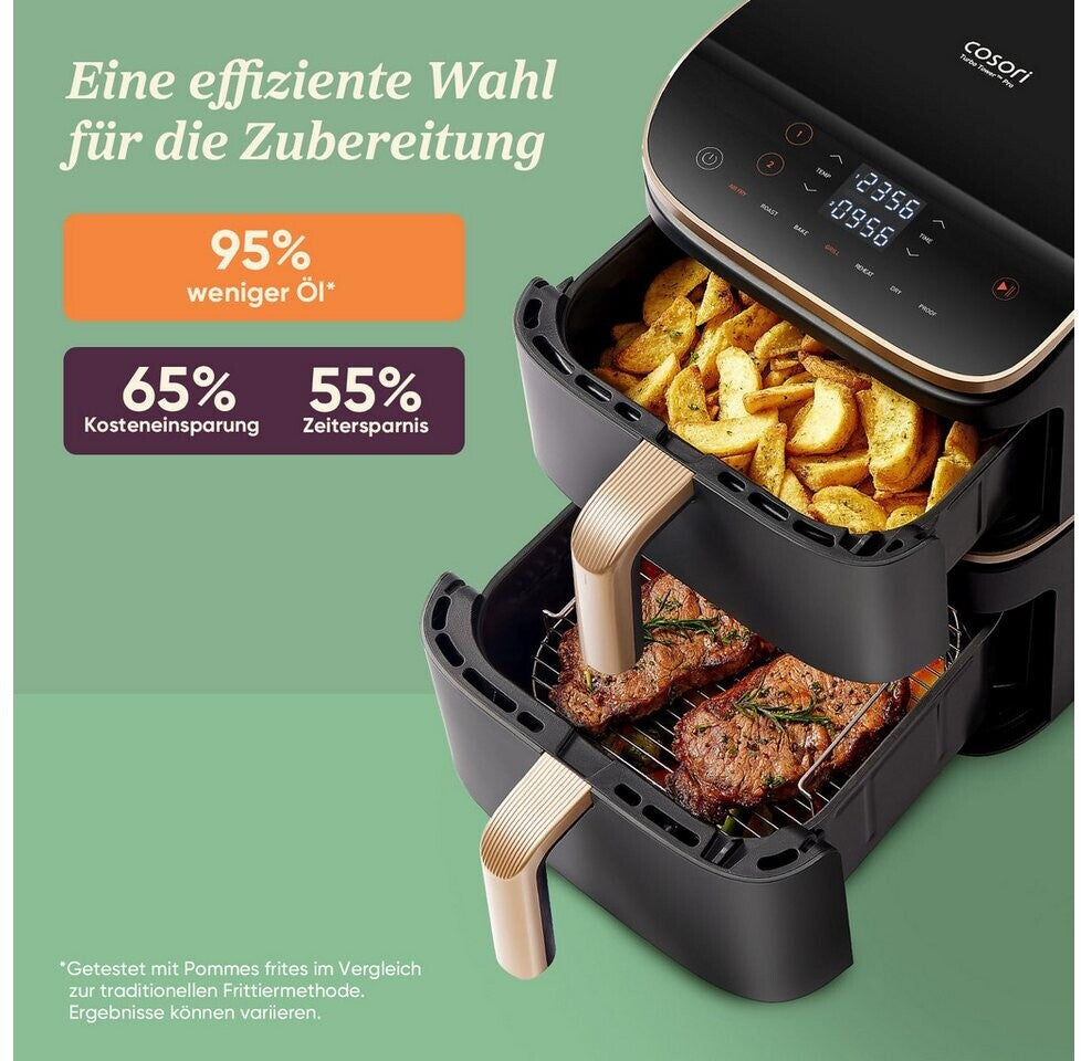 COSORI Turbo Tower Pro Smart Heißluftfritteuse 10,8 L