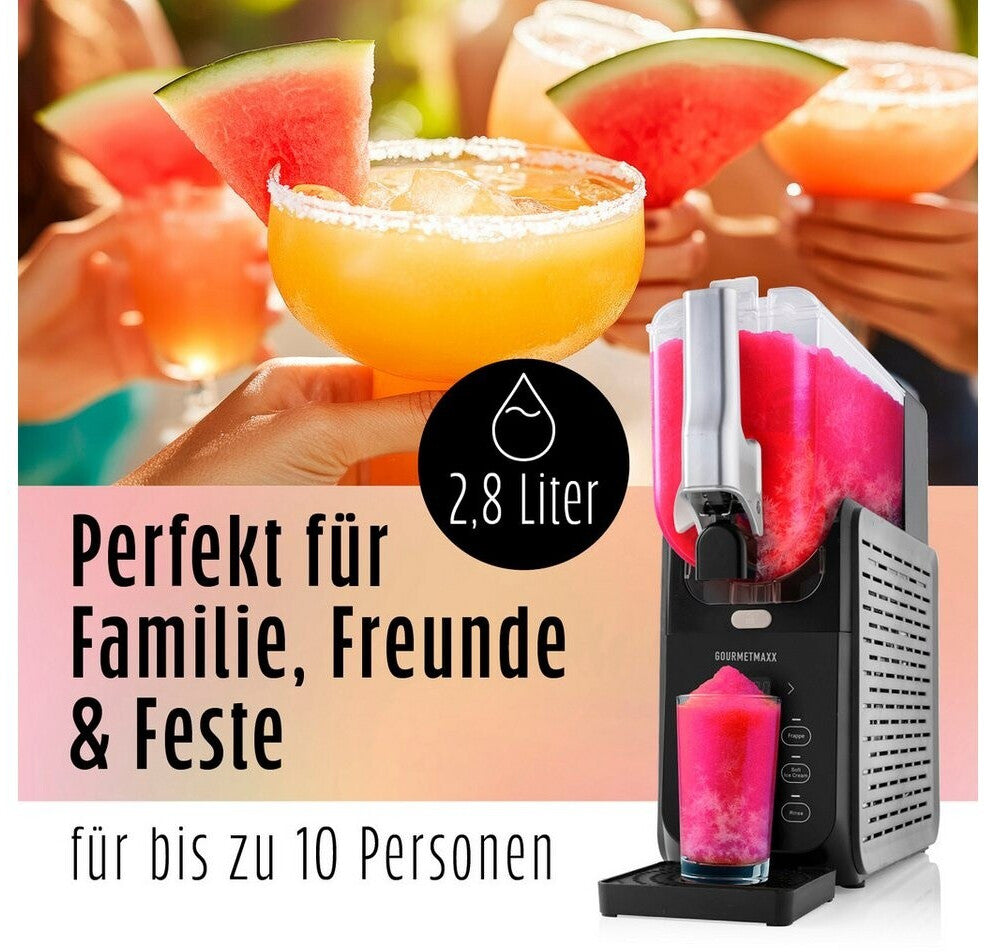GOURMETmaxx Slushy Ice Maker 19174 Slush-Maschine 2,8 L