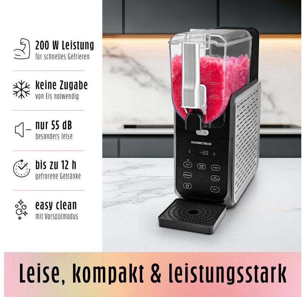 GOURMETmaxx Slushy Ice Maker 19174 Slush-Maschine 2,8 L