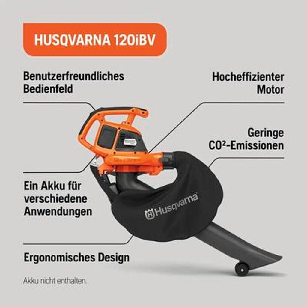 Husqvarna 120iBV ohne Akku und Ladegerät