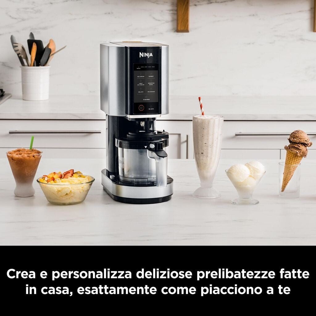 Ninja Creami NC300EU Speiseeismaschine – 1,4 Liter, 800 Watt, schwarz/silber