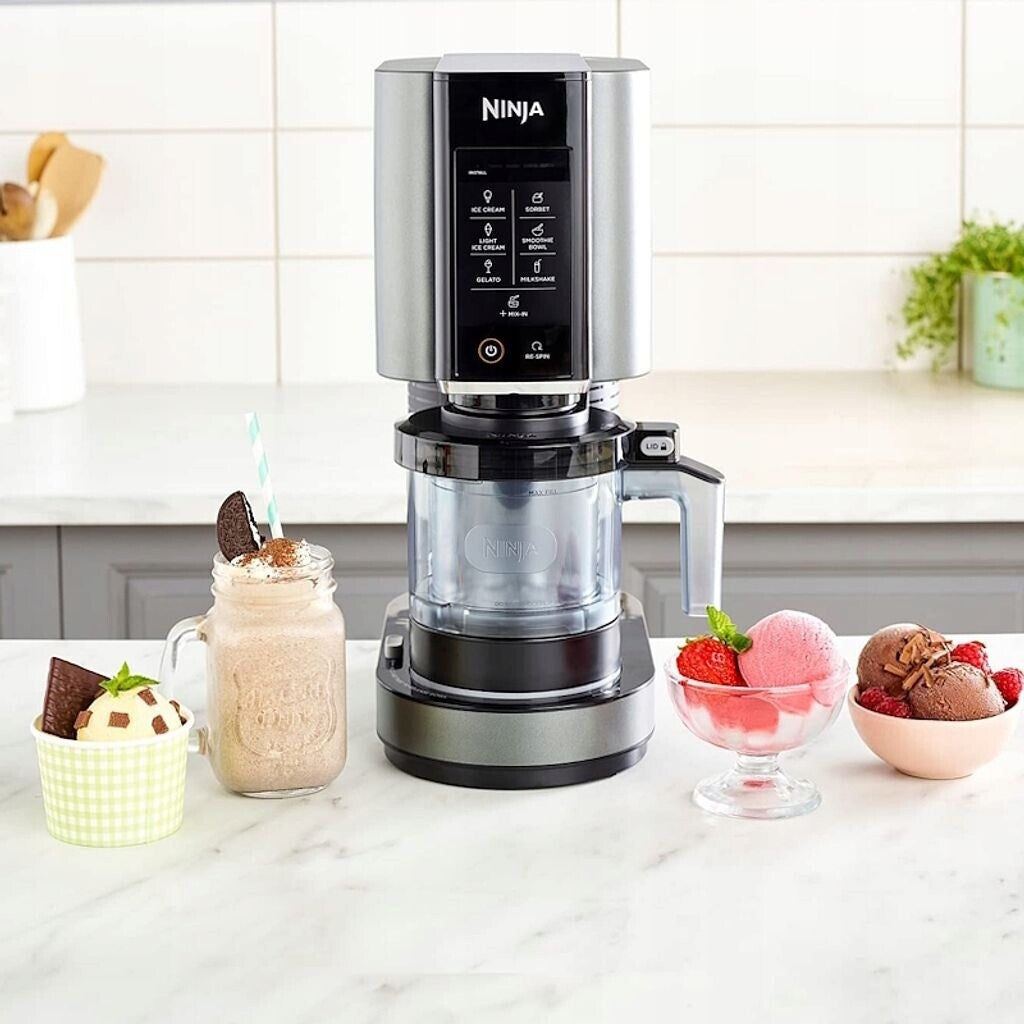Ninja Creami NC300EU Speiseeismaschine – 1,4 Liter, 800 Watt, schwarz/silber