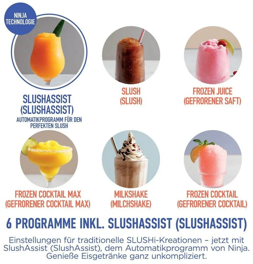 Ninja SLUSHi MAX FS605EUBR Slush-Eismaschine Mokka, 4,4 L, 440 W