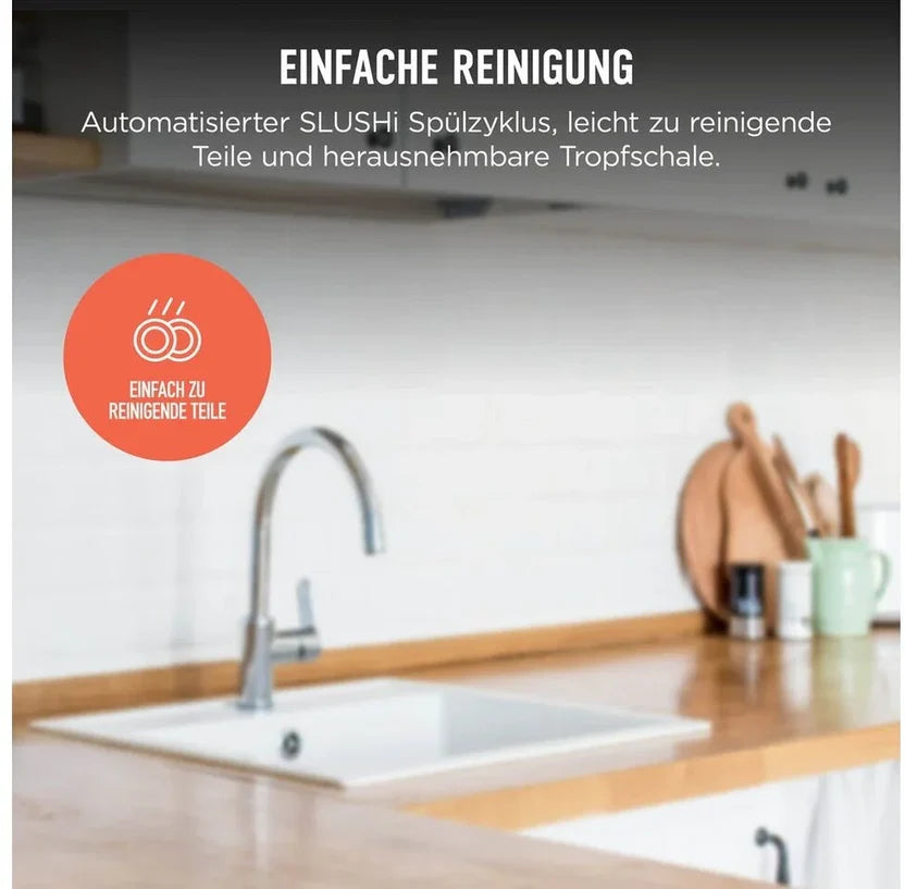 Ninja SLUSHi MAX FS605EUBR Slush-Eismaschine Mokka, 4,4 L, 440 W
