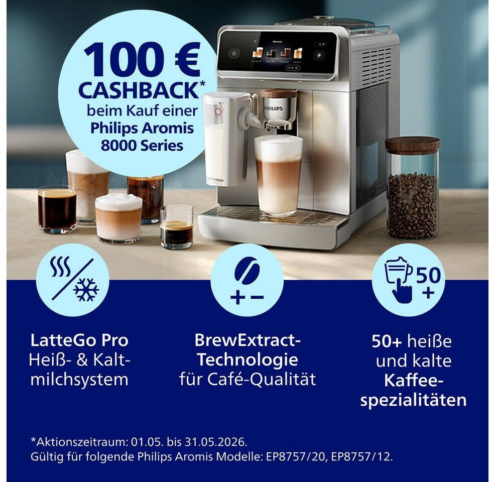 Philips Kaffeevollautomat 8000 Series Café Aromis