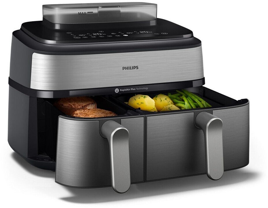 Philips 5000 Series NA555/00 Heißluftfritteuse Doppel 9L
