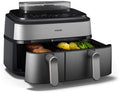 Philips 5000 Series NA555/00 Heißluftfritteuse Doppel 9L