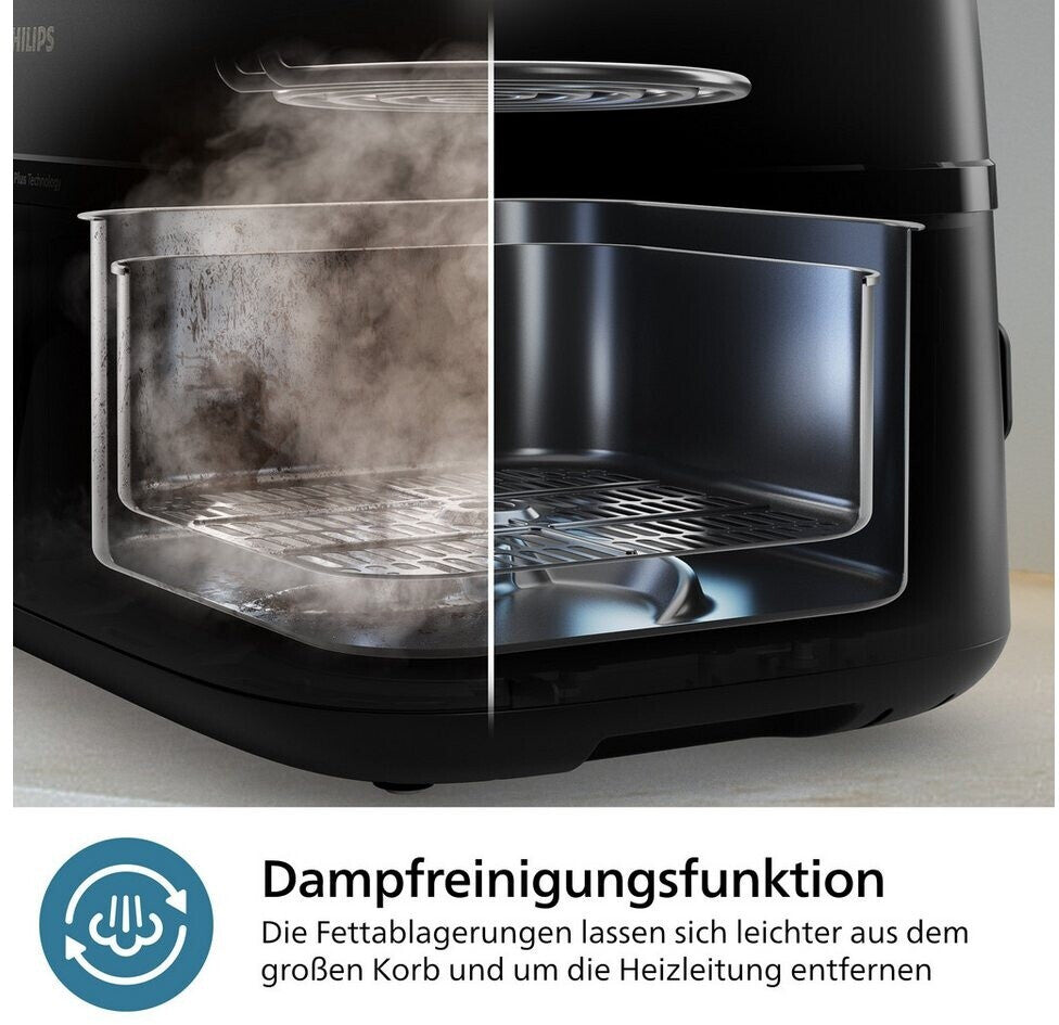 Philips 5000 Series NA555/00 Heißluftfritteuse Doppel 9L