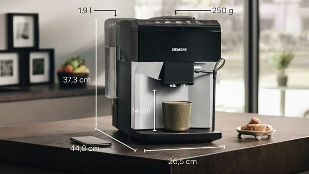 Siemens EQ.500 Classic TP511D01 Kaffeevollautomat mit Milchsystem, 1,7L