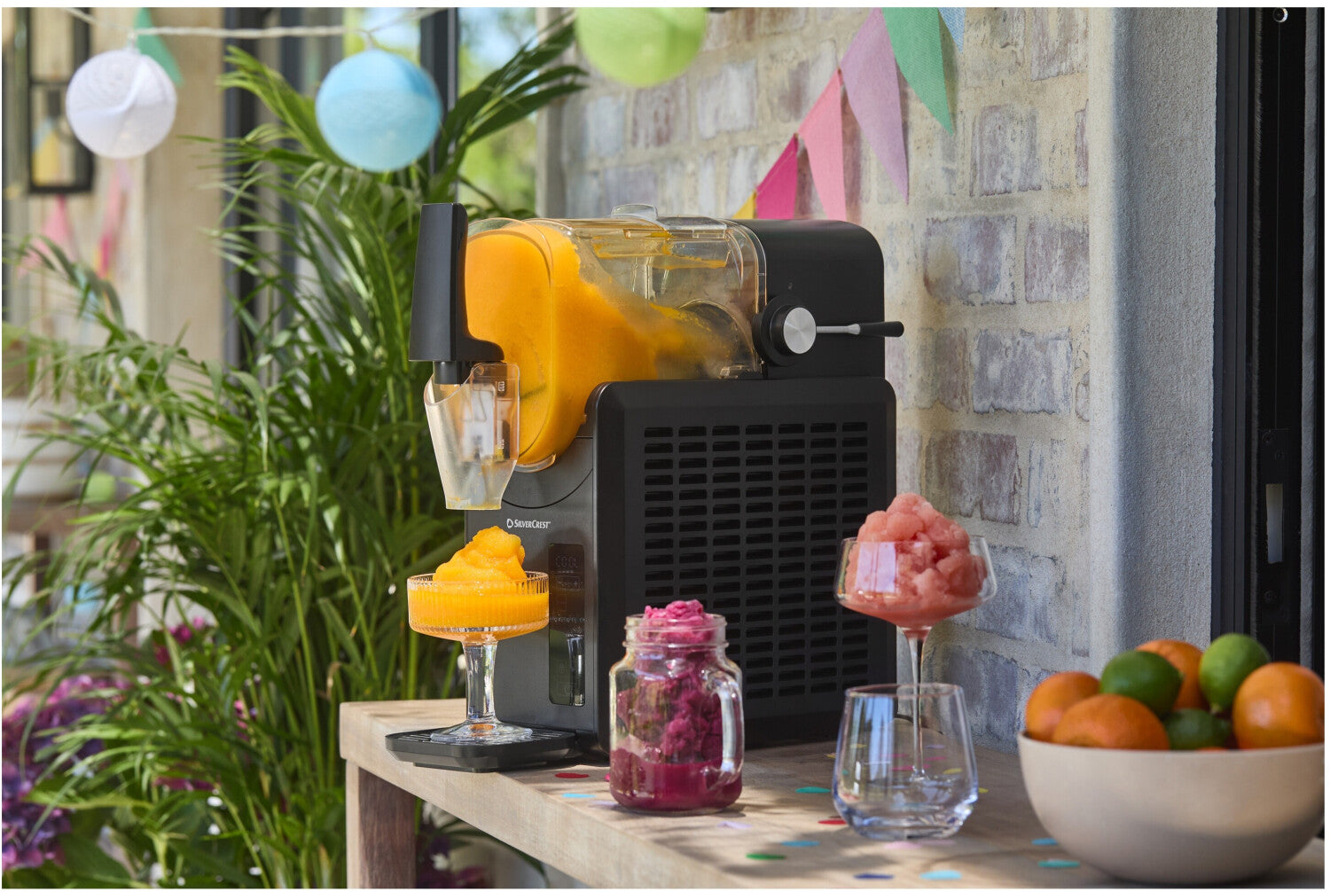 Silvercrest SSM 220 A1 Slush-Eismaschine, 220 W, 1,9 L, für Cocktails