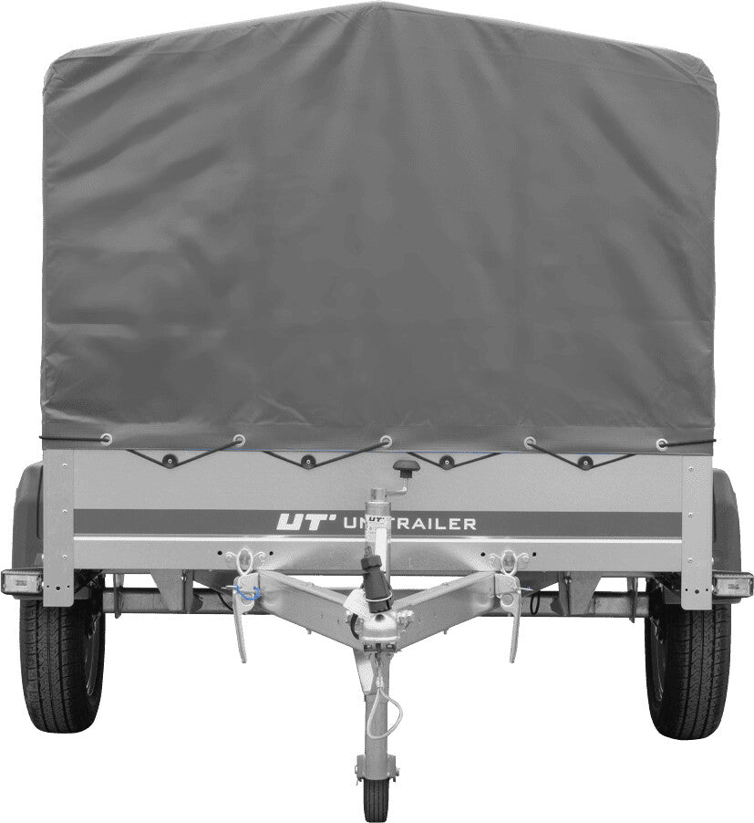Unitrailer Garden Trailer 201 Kipp PKW-Anhänger 750kg mit Stützrad, Hochplane & Hochspriegel
