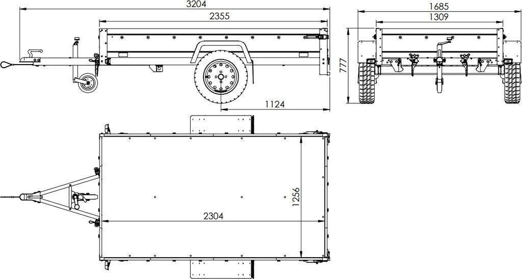 Unitrailer Garden Trailer 230 KIPP