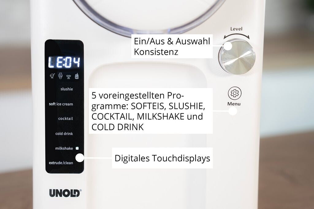 Unold Sofie 2in1 Slush- und Softeismaschine 2L
